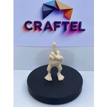Craftel Eğlenceli Orta Parmak Figür Biblo Komik Ofis Oyuncu Masası Aksesuarı Esprili Hediyelik 10CM