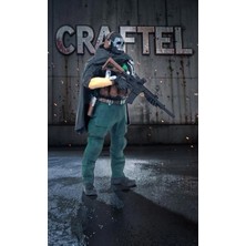 Craftel Ghost Call Of Duty Figür - 15 cm Özel Tasarım Koleksiyonluk