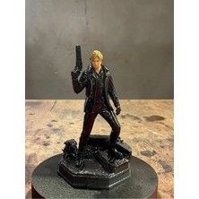 Craftel Resident Evil Leon S Kennedy Savaş Alanı Tasarım Koleksiyonluk Figür Heykel 15 cm