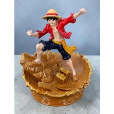 Craftel One Piece Monkey D. Luffy Figür 10 cm Anime Heykel Biblo Koleksiyonluk