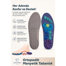 Akestoria Med Ortopedik Manyetik Tabanlık , Masajlı Refleksoloji , Bellek Köpük , Spor Konfor Tabanlık