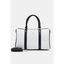 Santini Collection Çanta Kadın Omuz Çantası Kanvas Çanta Kol Çantası Tote Bez Çanta Astra
