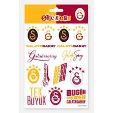 Galatasaray Sticker Seti 5 Yıldız - Lisanslı Orijinal