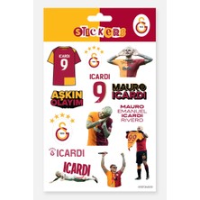 Galatasaray Sticker Seti Mauro Icardi Aşkın Olayım - Lisanslı Orijinal