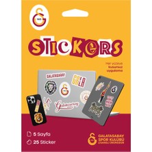 Galatasaray Sticker Seti Sarı - Lisanslı Orijinal