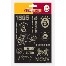 Galatasaray Sticker Seti Siyah Asil - Lisanslı Orijinal