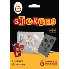 Galatasaray Sticker Seti Siyah - Lisanslı Orijinal