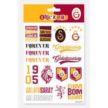 Galatasaray Sticker Seti Gerçekleri Tarih Yazar - Lisanslı Orijinal