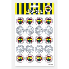 Fenerbahçe Sticker Seti Arma - Lisanslı Orijinal