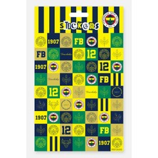 Fenerbahçe Sticker Seti Ikonik - Lisanslı Orijinal