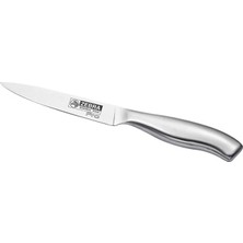 Zebra Thailand Zebra Çok Amaçlı Mutfak Bıçağı 11,5 cm Pro II, Yekpare Paslanmaz Çelik, Çelik Saplı