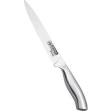 Zebra Thailand Zebra Dilimleme Bıçağı 19 cm Pro II, Yekpare Paslanmaz Çelik, Çelik Saplı