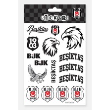 Beşiktaş Sticker Seti Kolej - Lisanslı Orijinal