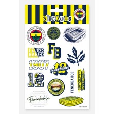 Fenerbahçe Sticker Seti Stadyum - Lisanslı Orijinal