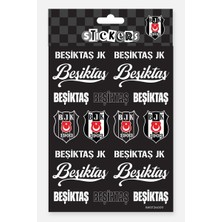Beşiktaş Sticker Seti Yazı - Lisanslı Orijinal