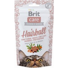 Brit Care Hairball Tüy Yumağı Önleyici Tahılsız Kedi Ödül Maması 50GR