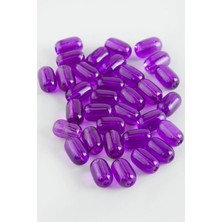 Zero Land Shophnrl 6x8 mm Oval Cam Boncuk 1 kg Mor