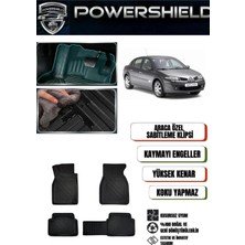 POWERSHIELD  Renault Megane 2 (2002-2009) Uyumlu Araca Özel Premium 5d Havuzlu Oto Paspas Takımı