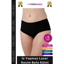 Form Angel #kilot Lazer Kesim Iz Göstermez Kaymayı Önleyen Doku 2 Beden Küçülten Hayalet Bato Külot - 5 Adet