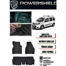 POWERSHIELD Renault Kangoo (2012-2021) Uyumlu Araca Özel 5d Premium Havuzlu Oto Paspas Takımı