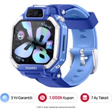Huawei Watch Kids X1 Akıllı Çocuk Saati - Mavi, 3 yıl Garanti, 360° Dönen Çift Kamera, Hd Görüşme, Hassas Konum Takibi