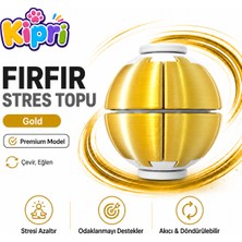 Go.3dify Spinner Ball Rulmanlı Fırfır Stres Topu Bas-Çevir 3D Baskı Fidget Oyuncak 1 Adet