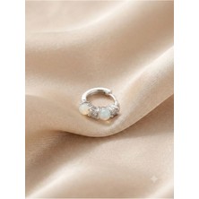 Luna - Zirkon Taşlı Cerrahi Çelik Piercing