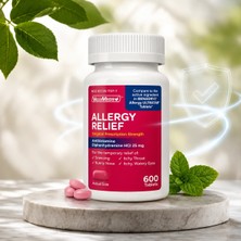 Valumeds Allergy Relief Pollen, Hay Fever, Dry, Itchy Eyes, Allergies Hcl 25 Mg 600 Tablet