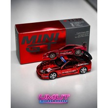Mını Gt Toyota Supra (A80) Top Secret GT-300 Top Secret Red Chrome MGT01132