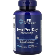 Life Extension Two-Per-Day Multivitamin & Mineral Supplement 120 Tablet