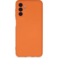 Kmrsfres Newface  Galaxy A24 4g Kılıf Nano Içi Kadife Silikon - Turuncu
