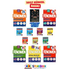Fenomen Yayıncılık 7.sınıf Mat A+Mat Fasikül+Fen B+Türkçe B+Paragraf B ve Sosyal Bilgiler Soru Bankası Zamansız Ajanda Hediyeli 2027