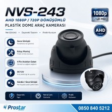 Navistar Ahd 1080P/720P Dome Geniş Açılı Ir Ledli Gece Görüşlü 4 Pin Aviation Araç Kamerası