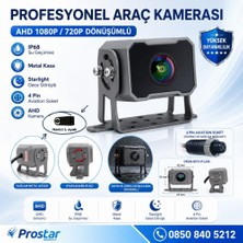 Navistar Ahd 1080P/720P Uyumlu Metal Kasa 4 Pin Aviation Soket Starlight Araç Kamerası