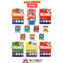 Fenomen Yayıncılık 7.sınıf Mat A+Mat Fasikül+Fen B+Türkçe B+Paragraf B ve Sosyal Bilgiler Soru Bankası Zamansız Ajanda Hediyeli 2027