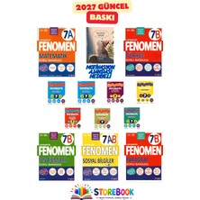 Fenomen Yayıncılık 7.sınıf Mat A+Mat Fasikül+Fen B+Türkçe B+Paragraf B ve Sosyal Bilgiler Soru Bankası Zamansız Ajanda Hediyeli 2027
