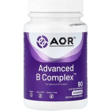 Belirtilmemiş Advanced Orthomolecular Research Aor, Advanced B Complex™, 90 Capsules