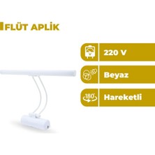Zeyrise 6W Beyaz Resim Aplik 6500K Beyaz Işık