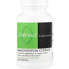 Da Vinci Labs Da Vinci Magnezyum Sitrat, 90 Kapsül Takviye Edici Gıda