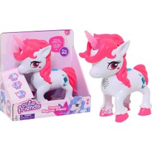 MEGA Cutie Friends Ses Kaydeden Unicorn Oyuncak Sesli Işıklı Pilli 3+ Yaş