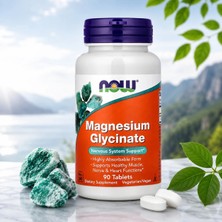Now Foods Magnesium Glycinate 90 Tablets