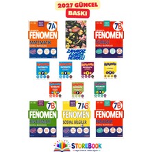 Fenomen Yayıncılık 7.sınıf Mat A+Mat Fasikül+Fen B+Türkçe B+Paragraf B ve Sosyal Bilgiler Soru Bankası Zamansız Ajanda Hediyeli 2027