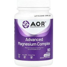 Belirtilmemiş Advanced Orthomolecular Research Aor, Advanced Magnesium Complex, 90 Capsules