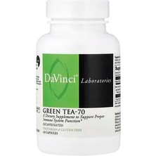 Da Vinci Labs Da Vinci Yeşil Çay-70, Kafeinsiz, 60 Kapsül Takviye Edici Gıda