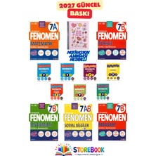 Fenomen Yayıncılık 7.sınıf Mat A+Mat Fasikül+Fen B+Türkçe B+Paragraf B ve Sosyal Bilgiler Soru Bankası Zamansız Ajanda Hediyeli 2027