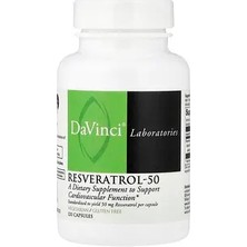 Da Vinci Labs Da Vinci Resveratrol-50, 50 Mg, 120 Kapsül Takviye Edici Gıda