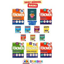 Fenomen Yayıncılık 7.sınıf Mat A+Mat Fasikül+Fen B+Türkçe B+Paragraf B ve Sosyal Bilgiler Soru Bankası Zamansız Ajanda Hediyeli 2027