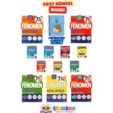 Fenomen Yayıncılık 7.sınıf Mat A+Mat Fasikül+Fen B+Türkçe B+Paragraf B ve Sosyal Bilgiler Soru Bankası Zamansız Ajanda Hediyeli 2027