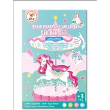 Lino Tekrar Tekrar Kullanılabilen Sticker Seti Space