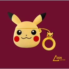 Fmk Apple Airpods 3. Nesil Uyumlu Pikachu Tasarımlı Silikon Kulaklık Kılıfı